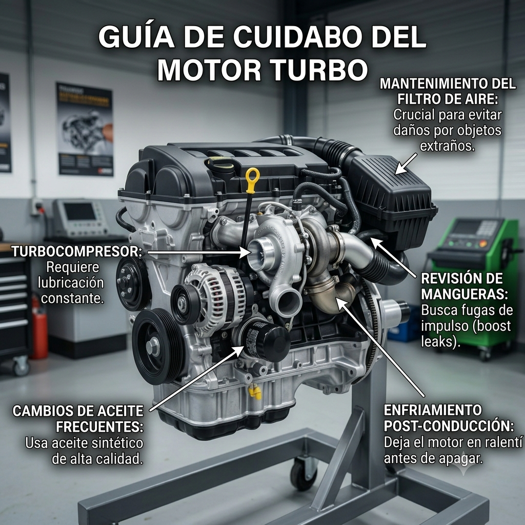 ¿Cómo cuidar tu motor Turbo?